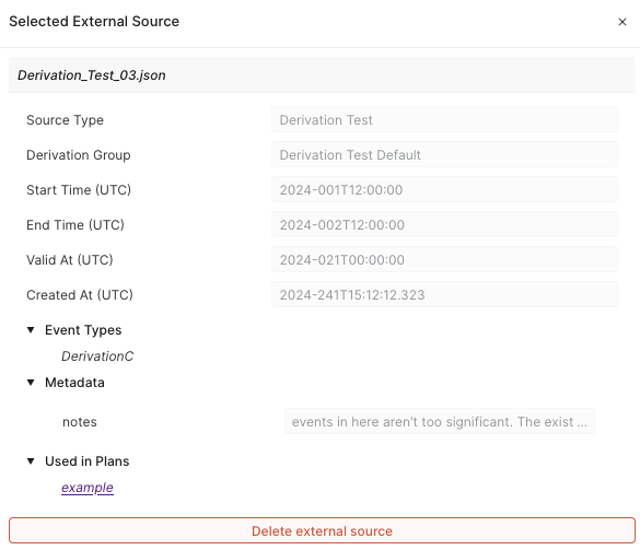 Figure 11: Inspected External Source