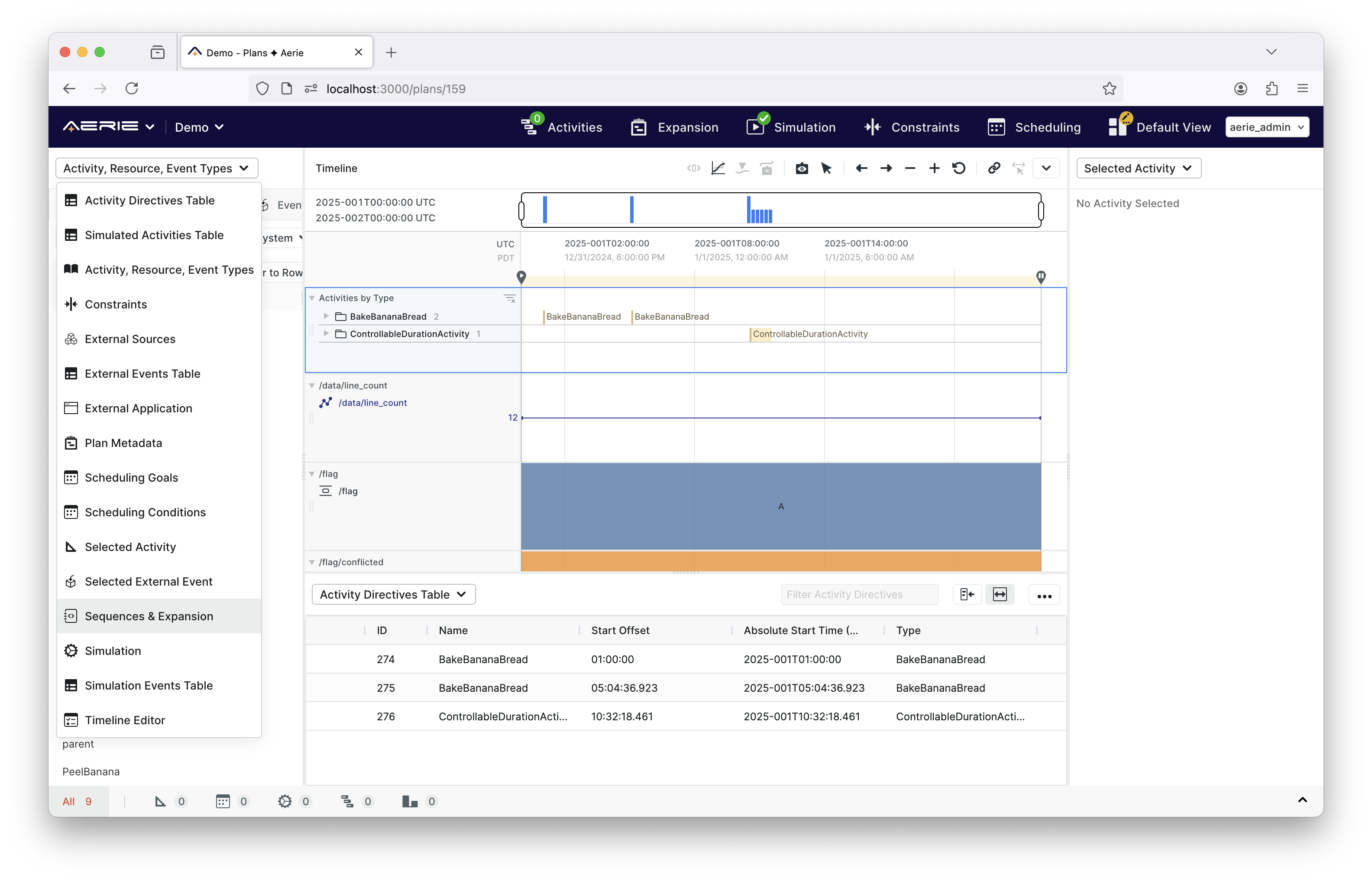 PlanDev UI - Plan Expansion Panel