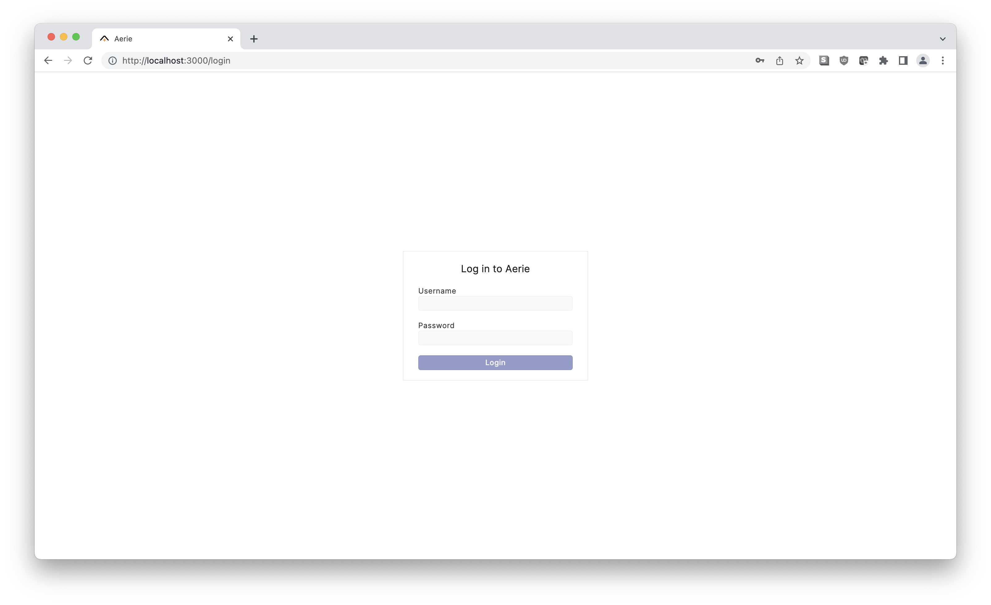 PlanDev UI - Login Page